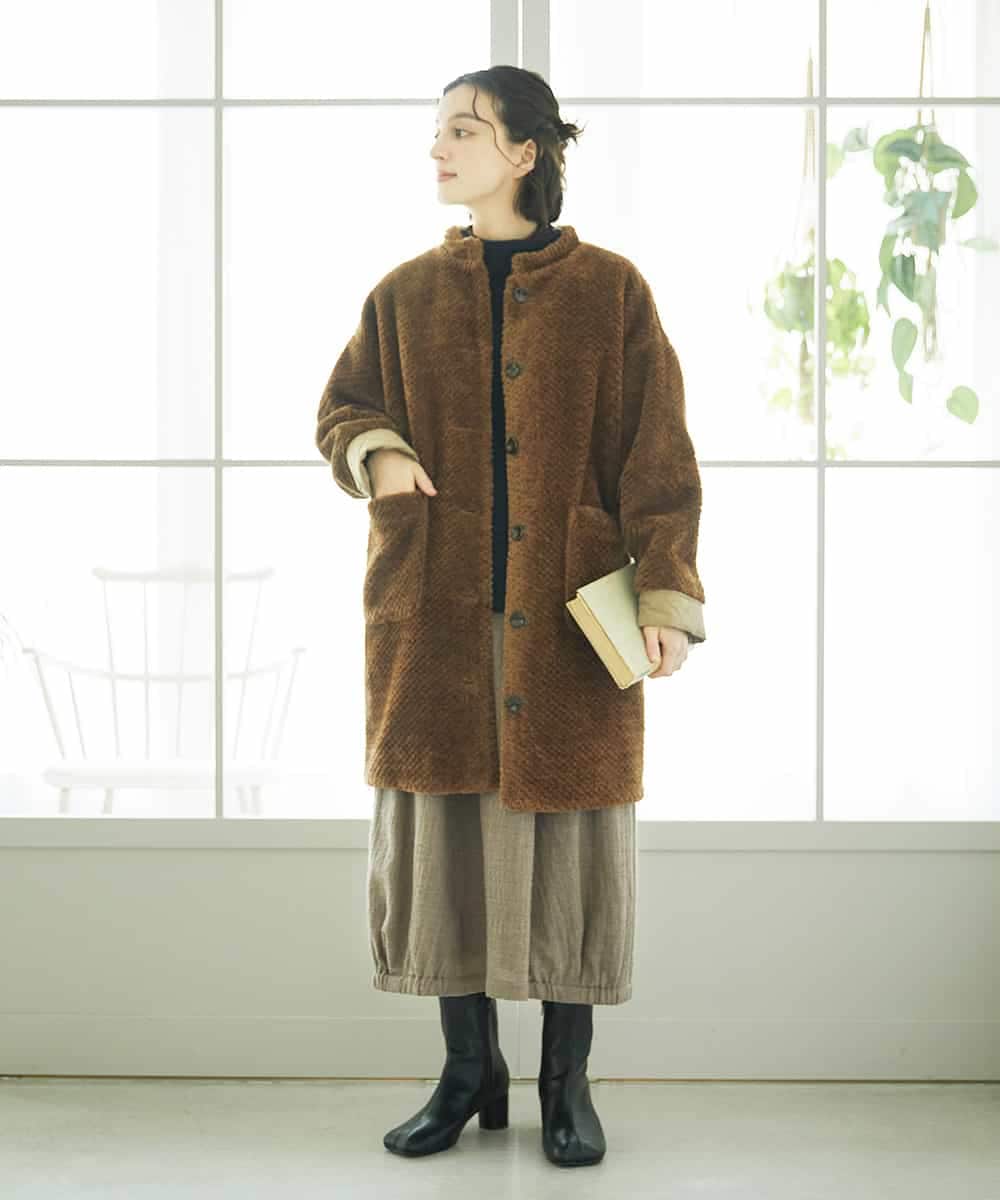 NHHAE36330 GIANNI LO GIUDICE(小さいサイズ)(メゾン ドゥ サンク) [セットアップ対応]リファインガーゼスカート ベージュ