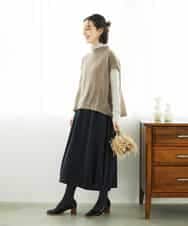 NHHAE36330 GIANNI LO GIUDICE(小さいサイズ)(メゾン ドゥ サンク) [セットアップ対応]リファインガーゼスカート ベージュ