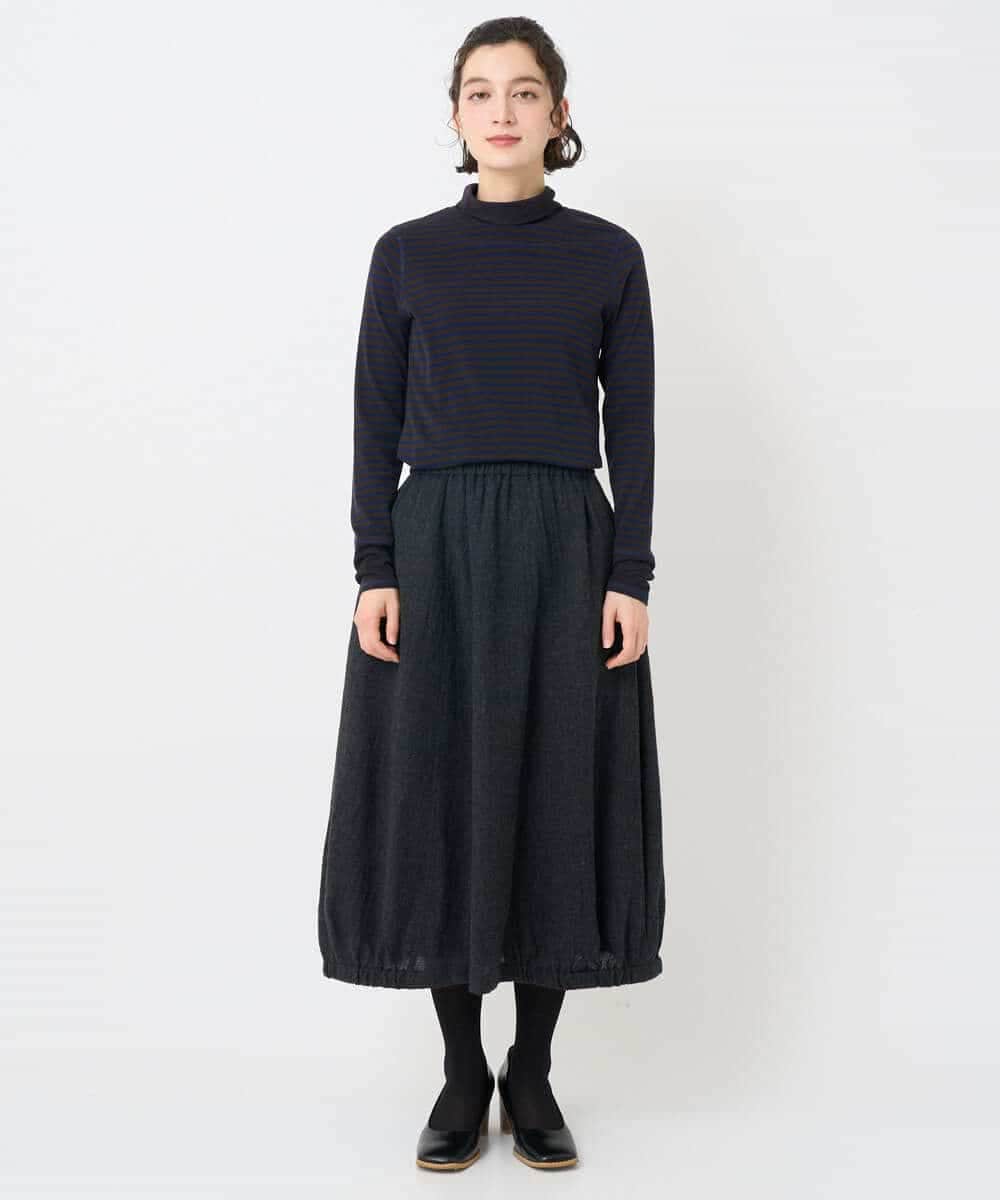 NHHAE36330 GIANNI LO GIUDICE(小さいサイズ)(メゾン ドゥ サンク) [セットアップ対応]リファインガーゼスカート ベージュ