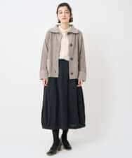 NHHAE36330 GIANNI LO GIUDICE(小さいサイズ)(メゾン ドゥ サンク) [セットアップ対応]リファインガーゼスカート ベージュ