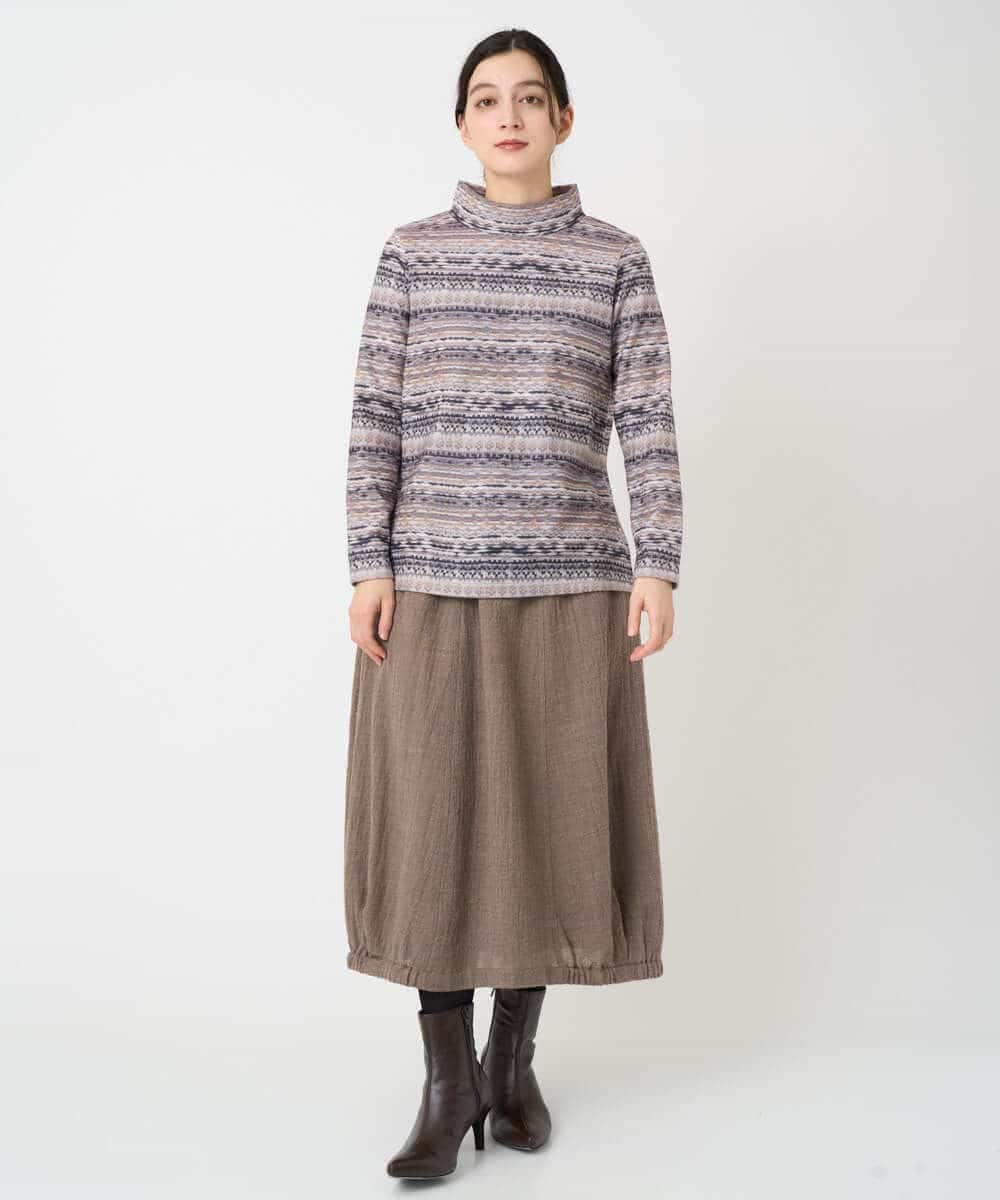 NHHAE36330 GIANNI LO GIUDICE(小さいサイズ)(メゾン ドゥ サンク) [セットアップ対応]リファインガーゼスカート ベージュ