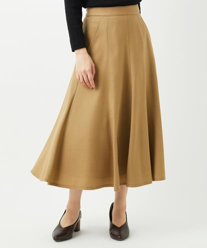 NHHCF83290 GIANNI LO GIUDICE(小さいサイズ) ウール混デニムフレアスカート
