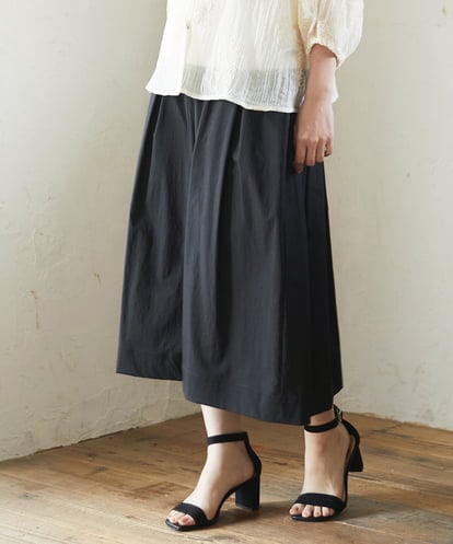 NHHEF81330 GIANNI LO GIUDICE(小さいサイズ) ストライプ柄タックギャザースカート