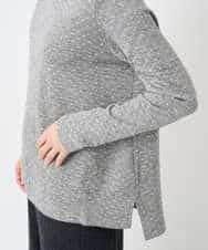 NHKAF89160 GIANNI LO GIUDICE(小さいサイズ)(メゾン ドゥ サンク) ドット柄プルオーバー ライトグレー系
