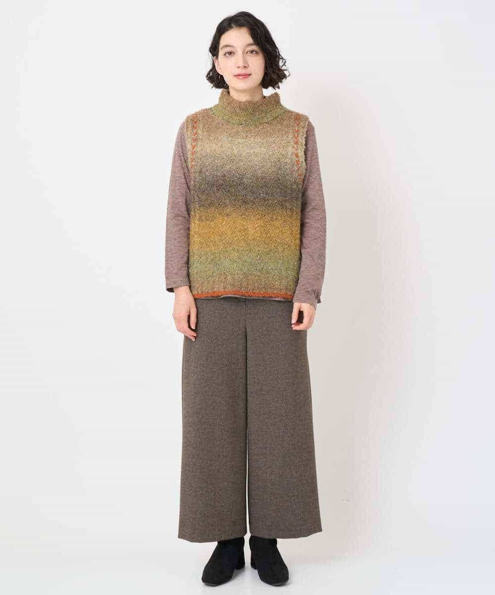 NHKAF89160 GIANNI LO GIUDICE(小さいサイズ)(メゾン ドゥ サンク) ドット柄プルオーバー ライトグレー系