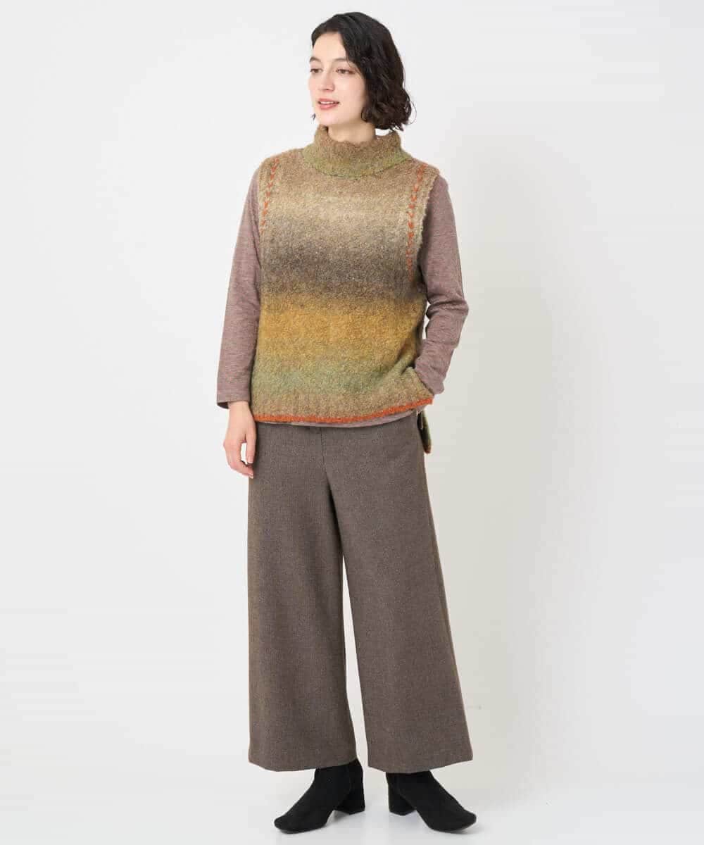 NHKAF89160 GIANNI LO GIUDICE(小さいサイズ)(メゾン ドゥ サンク) ドット柄プルオーバー ライトグレー系