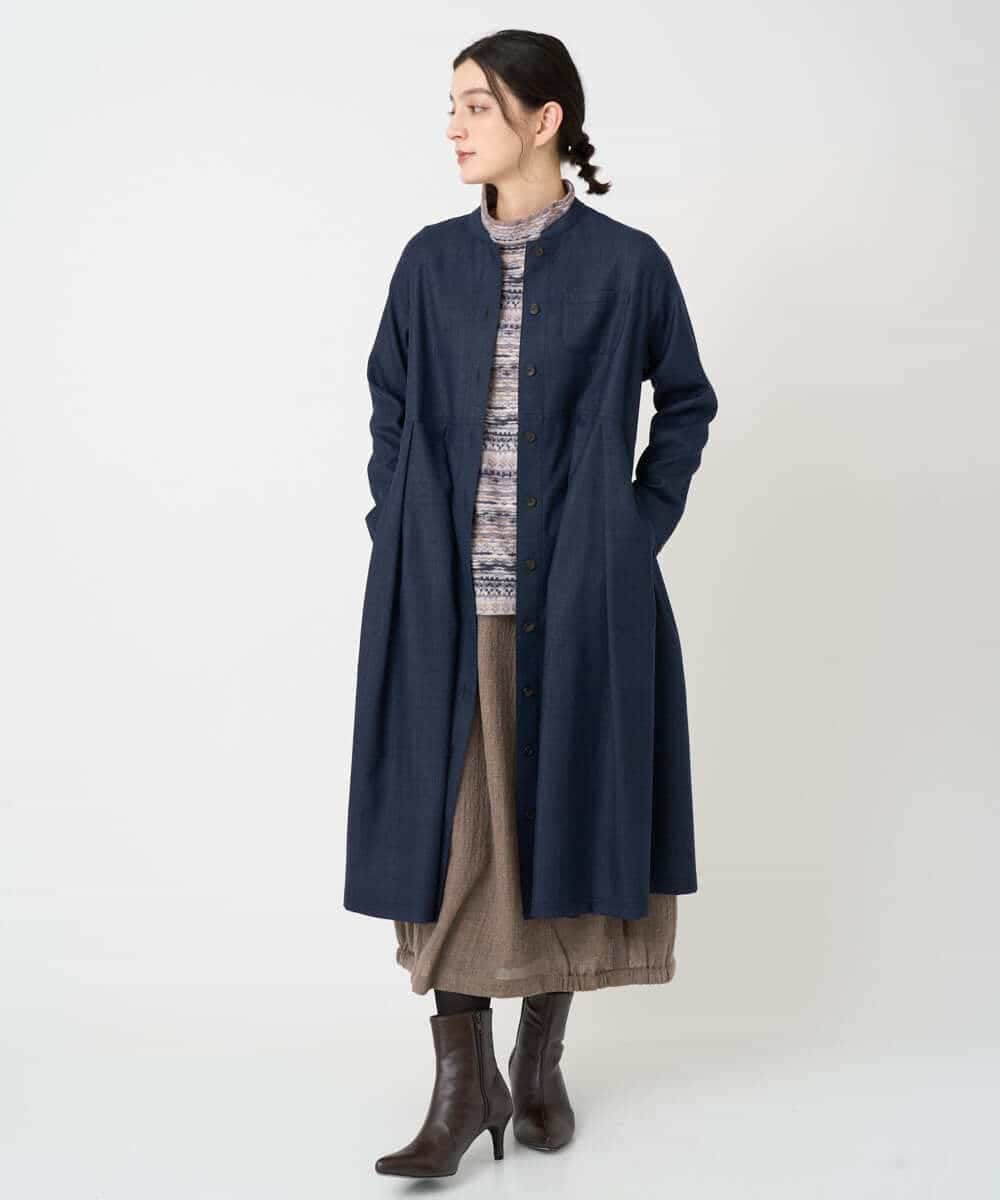 NHKCE51180 GIANNI LO GIUDICE(小さいサイズ)(メゾン ドゥ サンク) [日本製]編地柄プリントカットソー ベージュ