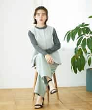 NHKGD30190 GIANNI LO GIUDICE(小さいサイズ)(メゾン ドゥ サンク) [日本製]カールマイヤーチェックカットソー ベージュ
