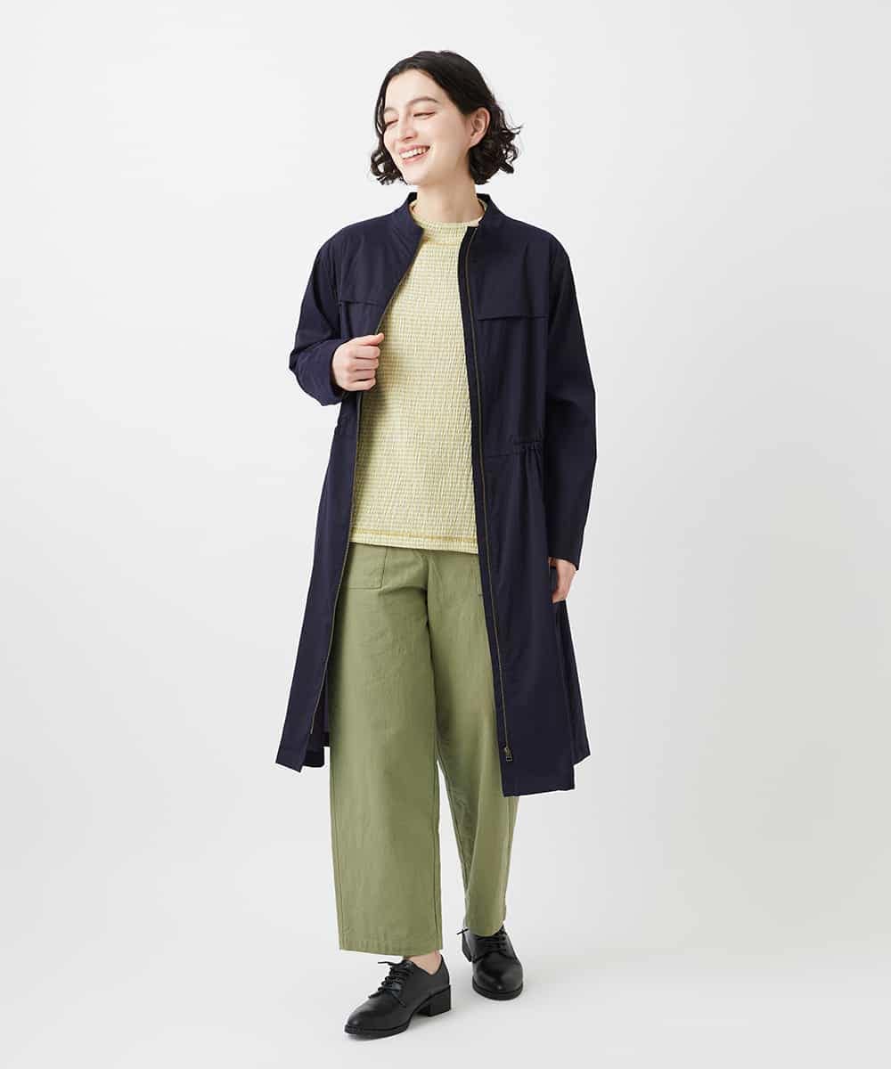 NHKGD30190 GIANNI LO GIUDICE(小さいサイズ)(メゾン ドゥ サンク) [日本製]カールマイヤーチェックカットソー ベージュ