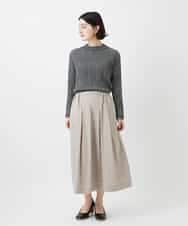 NHKGD30190 GIANNI LO GIUDICE(小さいサイズ)(メゾン ドゥ サンク) [日本製]カールマイヤーチェックカットソー ベージュ