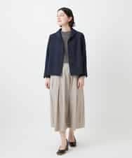 NHKGD30190 GIANNI LO GIUDICE(小さいサイズ)(メゾン ドゥ サンク) [日本製]カールマイヤーチェックカットソー ベージュ