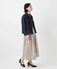 NHKGD30190 GIANNI LO GIUDICE(小さいサイズ)(メゾン ドゥ サンク) [日本製]カールマイヤーチェックカットソー ベージュ