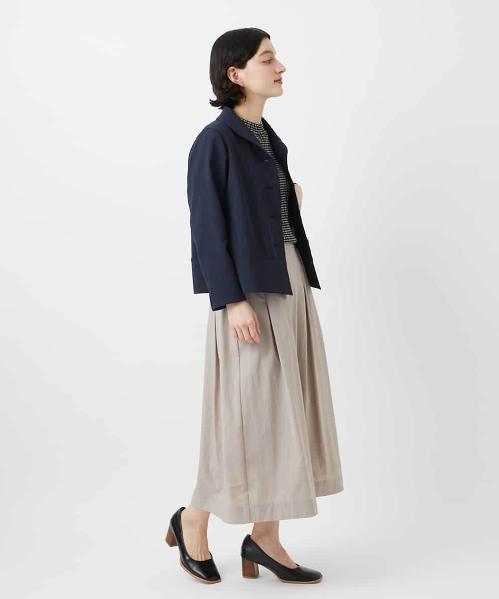 NHKGD30190 GIANNI LO GIUDICE(小さいサイズ)(メゾン ドゥ サンク) [日本製]カールマイヤーチェックカットソー ベージュ