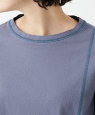 NHKGE40210 GIANNI LO GIUDICE(小さいサイズ)(メゾン ドゥ サンク) クールローレルスカイコットTシャツ ラベンダー