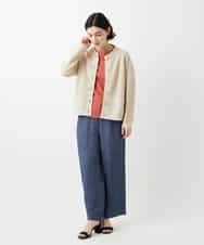 NHKGE40210 GIANNI LO GIUDICE(小さいサイズ)(メゾン ドゥ サンク) クールローレルスカイコットTシャツ ラベンダー