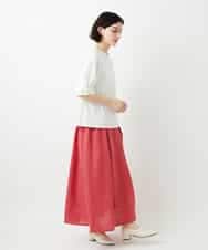 NHKGE40210 GIANNI LO GIUDICE(小さいサイズ)(メゾン ドゥ サンク) クールローレルスカイコットTシャツ ラベンダー