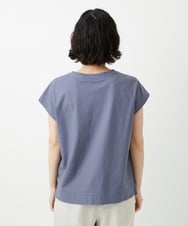 NHKGE41190 GIANNI LO GIUDICE(小さいサイズ)(メゾン ドゥ サンク) クールローレルスリーブレスカットソー ラベンダー