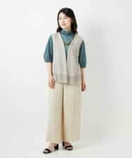 NHKGE52180 GIANNI LO GIUDICE(小さいサイズ)(メゾン ドゥ サンク) [日本製]天竺シルケットカットソー ブラウン