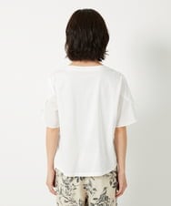 NHKGE53250 GIANNI LO GIUDICE(小さいサイズ)(メゾン ドゥ サンク) [日本製]シルケット天竺カットソー カーキ