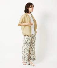 NHKGE53250 GIANNI LO GIUDICE(小さいサイズ)(メゾン ドゥ サンク) [日本製]シルケット天竺カットソー カーキ