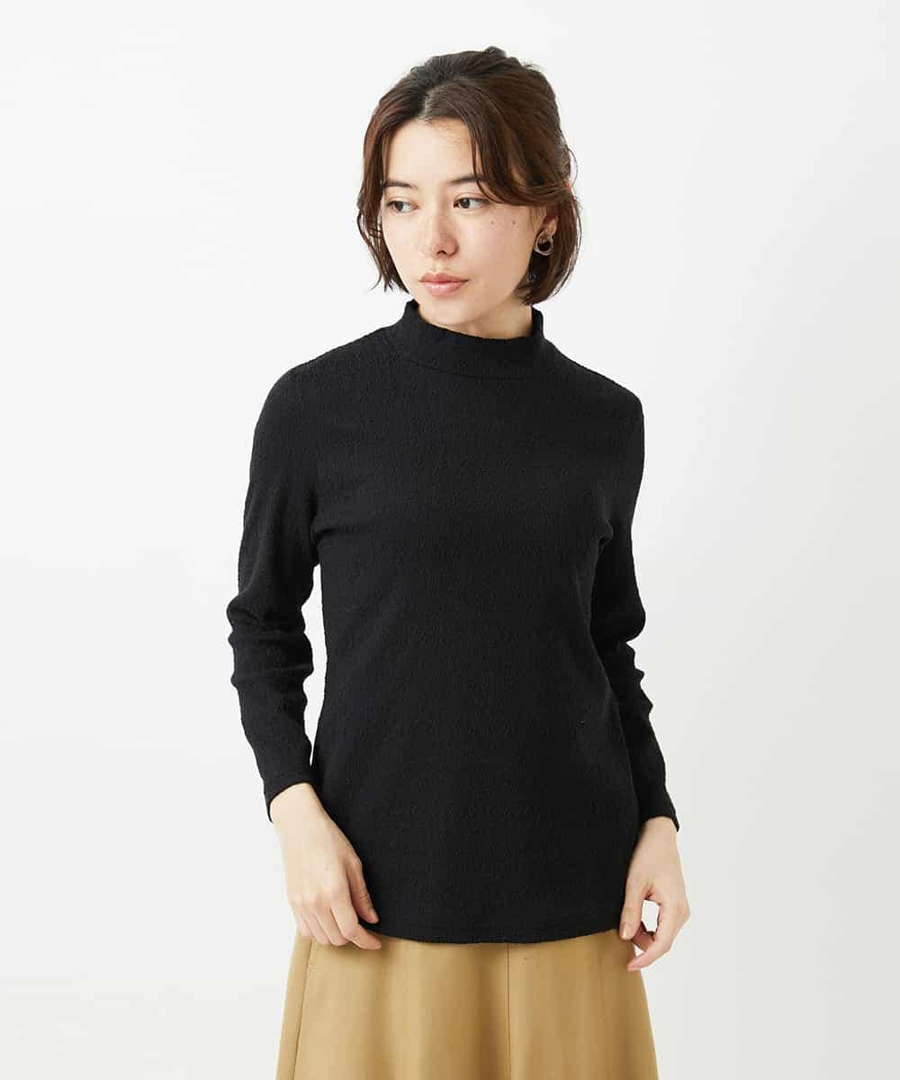 NHKGF80180 GIANNI LO GIUDICE(小さいサイズ)(メゾン ドゥ サンク) メッシュレースハイネックプルオーバー アイボリー