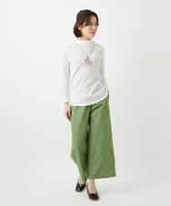 NHKGF80180 GIANNI LO GIUDICE(小さいサイズ)(メゾン ドゥ サンク) メッシュレースハイネックプルオーバー アイボリー