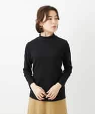 NHKGF80180 GIANNI LO GIUDICE(小さいサイズ)(メゾン ドゥ サンク) メッシュレースハイネックプルオーバー ブラック