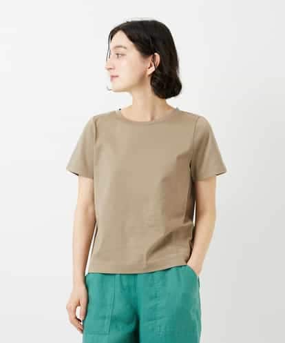 NHKGF94100 GIANNI LO GIUDICE(小さいサイズ) コットンロゴ刺繍Tシャツ
