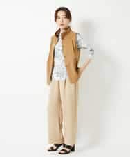 NHKGF97150 GIANNI LO GIUDICE(小さいサイズ)(メゾン ドゥ サンク) アートプリント ボトルネックプルオーバー ライトグレー