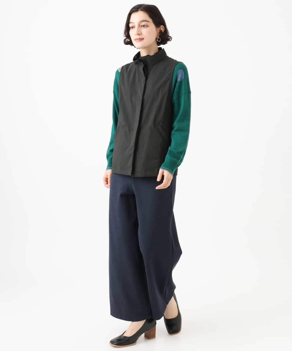 NHLAI83210 GIANNI LO GIUDICE(小さいサイズ)(メゾン ドゥ サンク) [セットアップ対応]デニムジャージーセミワイドパンツ ネイビー