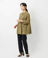NHLAI84170 GIANNI LO GIUDICE(小さいサイズ)(メゾン ドゥ サンク) ツイル調ハイテンションストレッチパンツ ベージュ