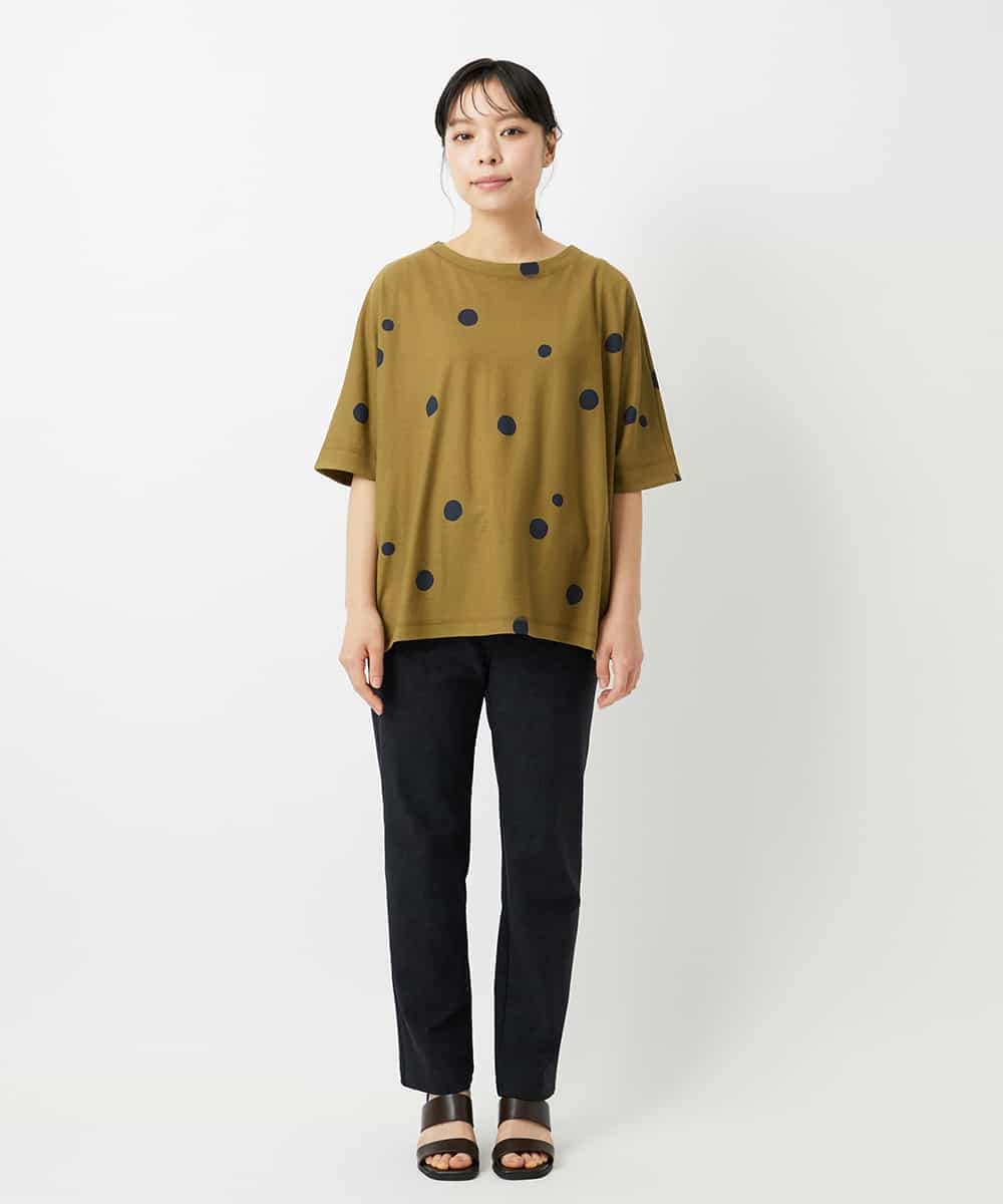 NHLAI84170 GIANNI LO GIUDICE(小さいサイズ)(メゾン ドゥ サンク) ツイル調ハイテンションストレッチパンツ ベージュ