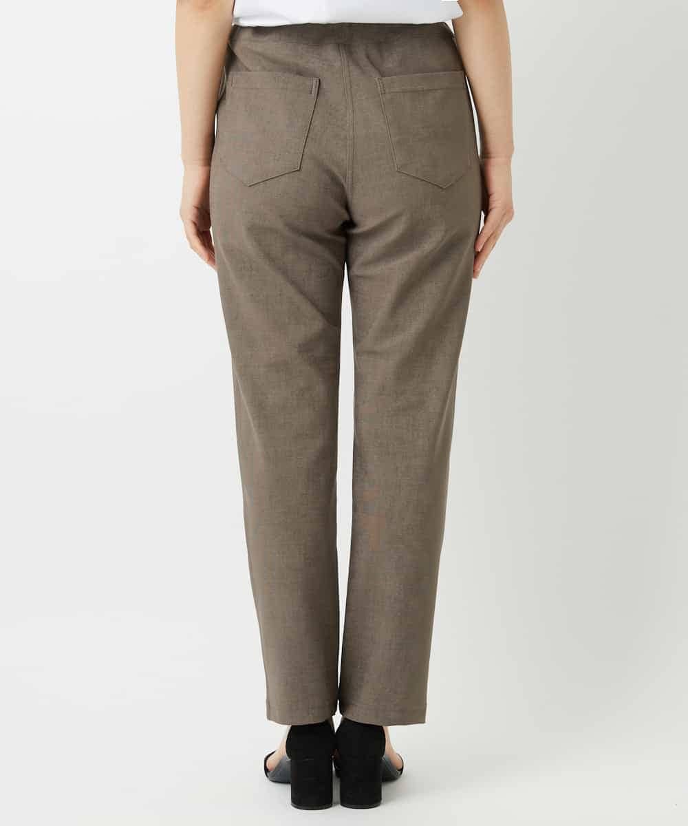 NHLAI84170 GIANNI LO GIUDICE(小さいサイズ)(メゾン ドゥ サンク) ツイル調ハイテンションストレッチパンツ ベージュ