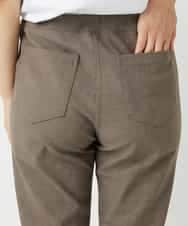 NHLAI84170 GIANNI LO GIUDICE(小さいサイズ)(メゾン ドゥ サンク) ツイル調ハイテンションストレッチパンツ ベージュ