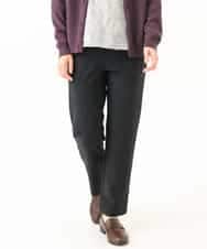 NHLAI84170 GIANNI LO GIUDICE(小さいサイズ)(メゾン ドゥ サンク) ツイル調ハイテンションストレッチパンツ ブラック