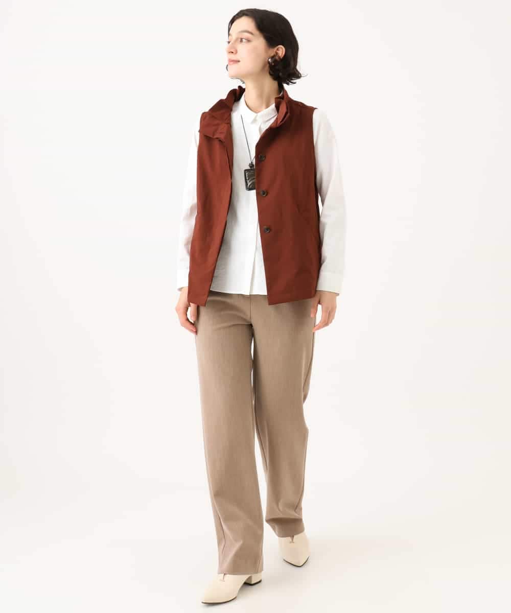 NHLAI85180 GIANNI LO GIUDICE(小さいサイズ)(メゾン ドゥ サンク) [新色追加]アウトファーストストレートパンツ ベージュ