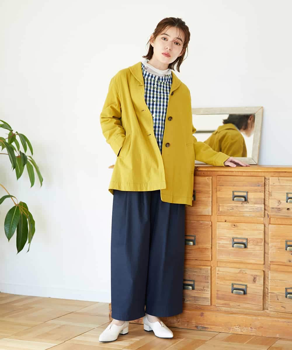 NHLGD33230 GIANNI LO GIUDICE(小さいサイズ)(メゾン ドゥ サンク) ポリエステルコットングログランパンツ ミントグリーン