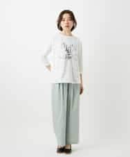 NHLGD33230 GIANNI LO GIUDICE(小さいサイズ)(メゾン ドゥ サンク) ポリエステルコットングログランパンツ ミントグリーン