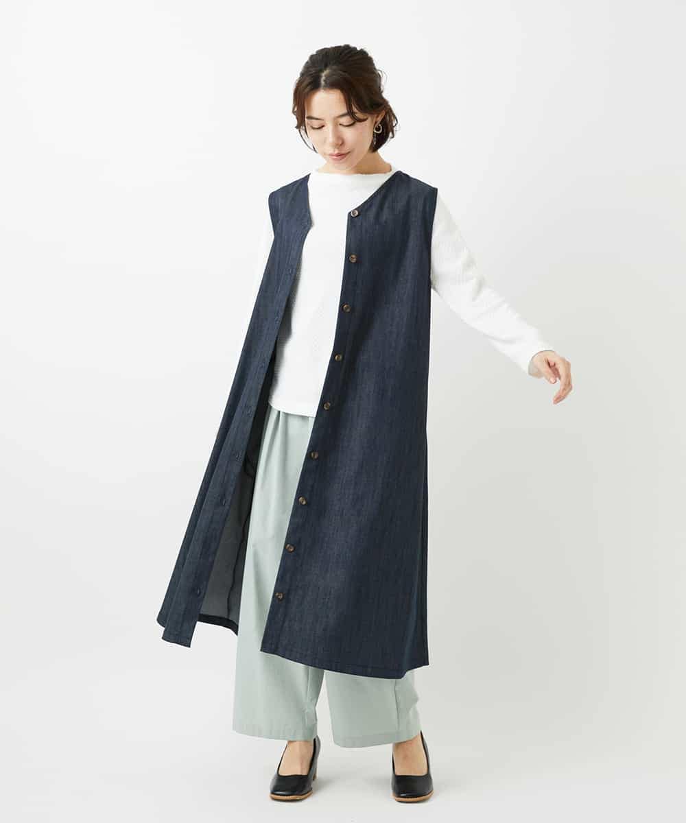 NHLGD33230 GIANNI LO GIUDICE(小さいサイズ)(メゾン ドゥ サンク) ポリエステルコットングログランパンツ ミントグリーン