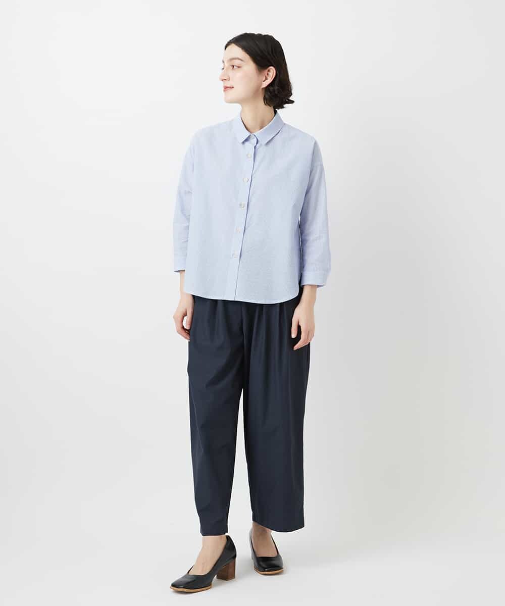 NHLGD33230 GIANNI LO GIUDICE(小さいサイズ)(メゾン ドゥ サンク) ポリエステルコットングログランパンツ ミントグリーン