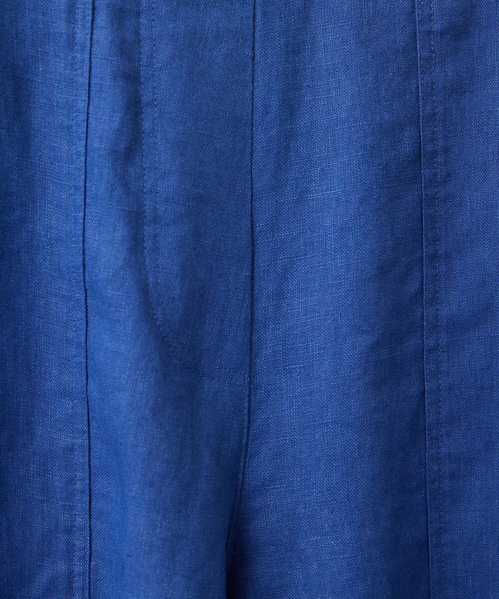 NHLGE43250 GIANNI LO GIUDICE(小さいサイズ)(メゾン ドゥ サンク) カラーリネン製品洗いパンツ グリーン