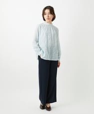 NHLGF88190 GIANNI LO GIUDICE(小さいサイズ)(メゾン ドゥ サンク) [セットアップ対応]リネンライクパンツ ライトグレー