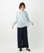 NHLGF88190 GIANNI LO GIUDICE(小さいサイズ)(メゾン ドゥ サンク) [セットアップ対応]リネンライクパンツ ライトグレー