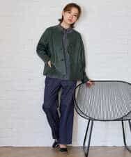 NHLJD14300 GIANNI LO GIUDICE(小さいサイズ)(メゾン ドゥ サンク) [セットアップ対応]デニムライクシャンブレーパンツ ネイビー