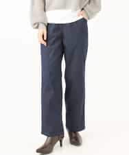 NHLJD14300 GIANNI LO GIUDICE(小さいサイズ)(メゾン ドゥ サンク) [セットアップ対応]デニムライクシャンブレーパンツ ネイビー