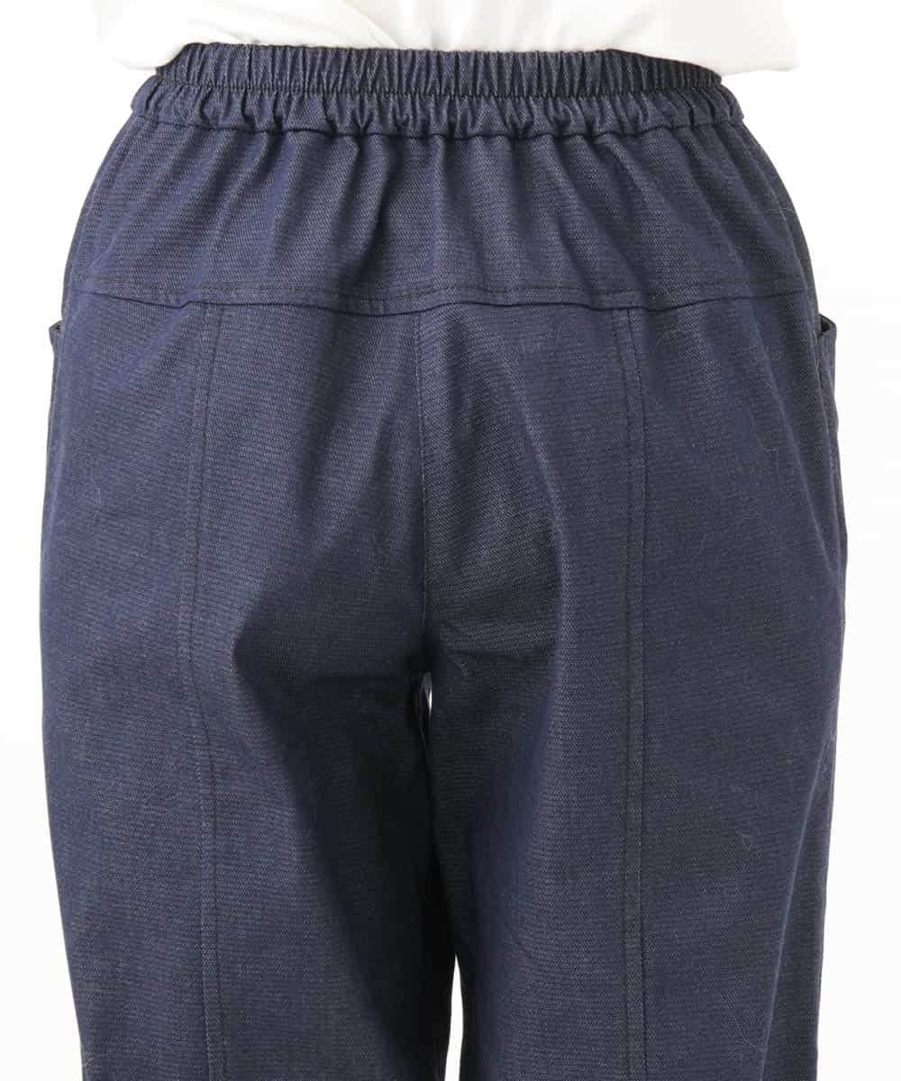 NHLJD14300 GIANNI LO GIUDICE(小さいサイズ)(メゾン ドゥ サンク) [セットアップ対応]デニムライクシャンブレーパンツ ネイビー