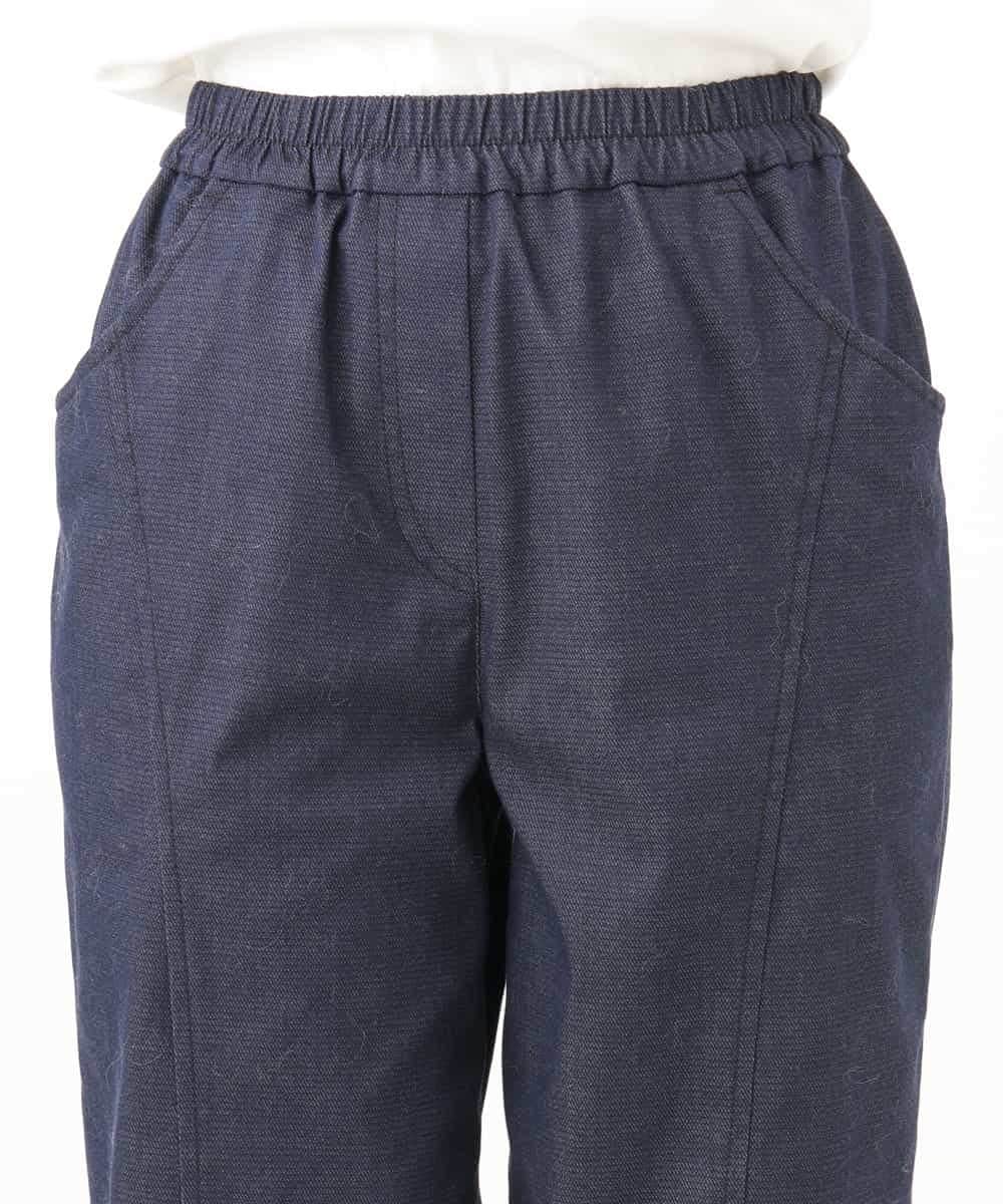 NHLJD14300 GIANNI LO GIUDICE(小さいサイズ)(メゾン ドゥ サンク) [セットアップ対応]デニムライクシャンブレーパンツ ネイビー
