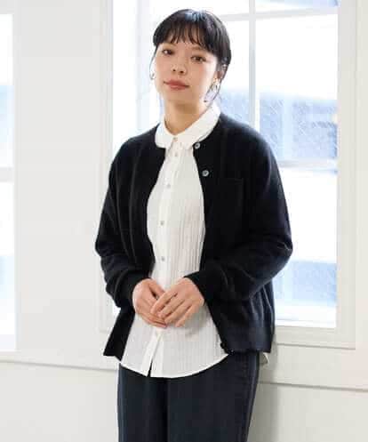 NHSAI87390 GIANNI LO GIUDICE(小さいサイズ) カシミヤクルーネックカーディガン
