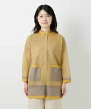 NHSGE50330 GIANNI LO GIUDICE(小さいサイズ)(メゾン ドゥ サンク) [アンサンブル対応]LEVITAロングニットカーディガン マスタード系
