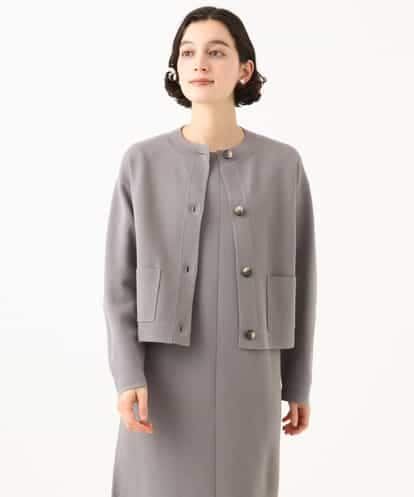 NHSJD12290 GIANNI LO GIUDICE(小さいサイズ) ヴィスコースナイロンミラノカーディガン